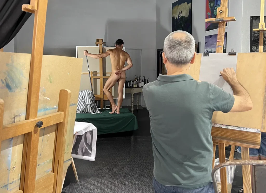 sesiones dibujo modelo vivo valencia